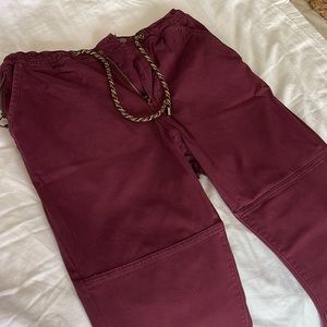 Maroon joggers
